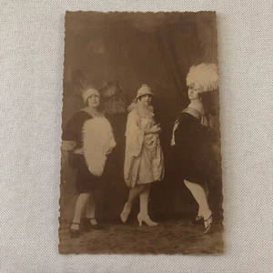 Vintage Photo Postcard Post Card Circus Performers Women in Costume - Picture 1 of 9