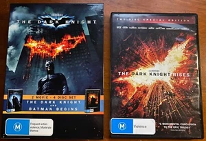 Batman DVD Trilogy - Batman Begins, The Dark Knight and The Dark Knight Rises - Picture 1 of 1