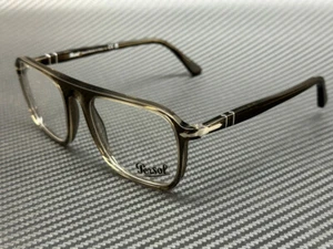 PERSOL PO3359V 1103 Smoke Grey Men's 53 mm Eyeglasses - Picture 1 of 5