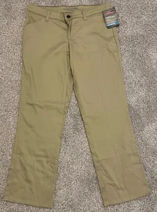 New Dickies Women’s Size 8P Relaxed Fit Straight Leg Stretch Twill Work Pants - Picture 1 of 14