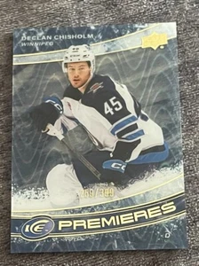 2022-23 Ice - Ice Premieres Blue Acetate Rookie Declan Chisholm 259/399, Mint - Picture 1 of 9