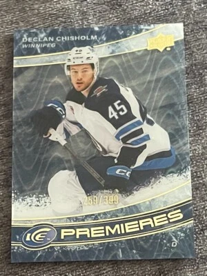 2022-23 Ice - Ice Premieres Blue Acetate Rookie Declan Chisholm 259/399, Mint - Image 1 of 4