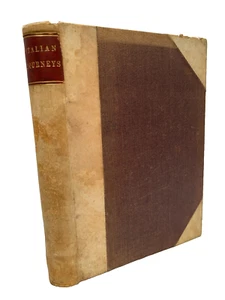 Italian Journeys by William D. Howells 1883 - Vellum Leather - Picture 1 of 6