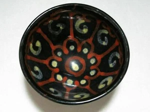 Chinese jian kiln Tea Bowl Red and black brown porcelain Bowl Have mark - Picture 1 of 12