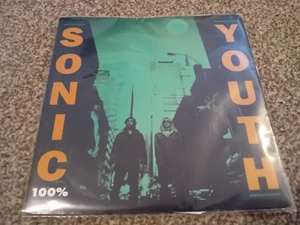 Sonic Youth – 100 % | Vinyl 7" Single 45 RPM DGCT 11 UK - Bild 1 von 4