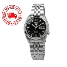 Seiko 5 Automatic Black Dial Stainless Steel Case 38mm SNK393K1 Men's Watch