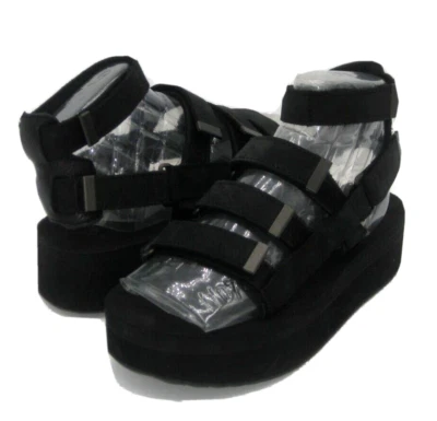 SANDALIAS TEVA PLANAS MEVIA CUERO MUJER NEGRAS US 8/UK 6/EU 39 Foto 1 de 4