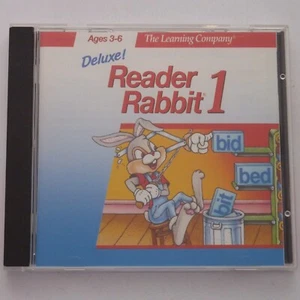 ¡De lujo! Reader Rabbit 1 PC CD-ROM (1994) The Learning Company Education SoftKey - Imagen 1 de 9