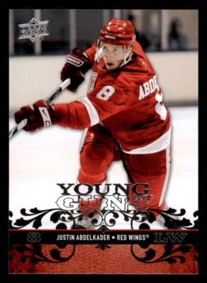 2008-09 Upper Deck #211 Justin Abdelkader  Young Guns RC - Image 1 of 2
