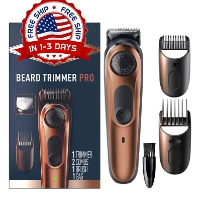 Recortadora de barba, 40 configuraciones de longitud, diseño inalámbrico US NUEVO Foto 1 de 4