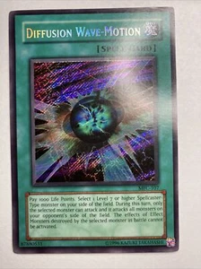 Yu-Gi-Oh Secret Rare Diffusion Wave-Motion Card MFC-107 Unlimited Edition NM 10 - Picture 1 of 12