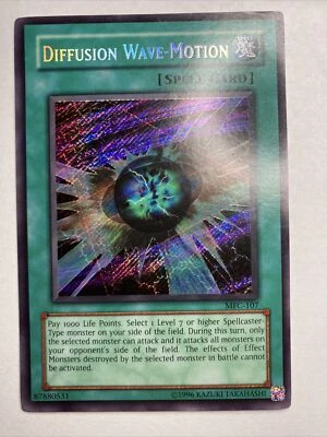 Yu-Gi-Oh Secret Rare Diffusion Wave-Motion Card MFC-107 Unlimited Edition NM 10 - Image 1 of 4