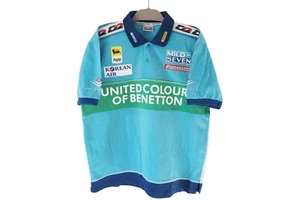 Camiseta polo vintage United Colors of Benetton F1 Team años 90 carreras Fórmula 1 - Imagen 1 de 9