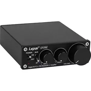 Amplificador Bluetooth 5.1 Lepai LP-275S Digital Hi-Fi 2 x 75W con Fuente de Alimentación - Imagen 1 de 3