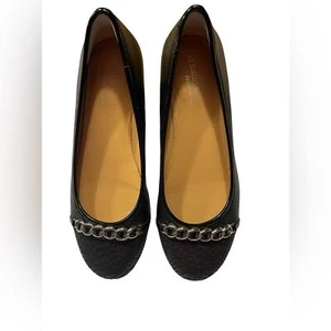 Naturalizer Haloe Nero Balletto Piatto con Ferramenta Argento Taglia 8 - Foto 1 di 13