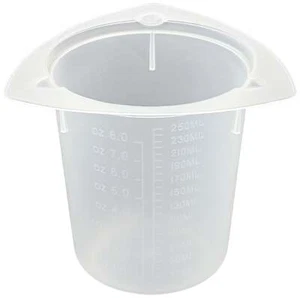 250 ml Tri-Pour Polypropylene Beaker with Special No Spill Pour Spout - Picture 1 of 2