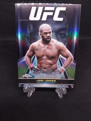 2024 Topps Chrome UFC #SUG-1 Jon Jones Supergiant Refractor - Image 1 of 2