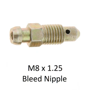 Bleed Nipple M8 x 1.25 For Ducati ST4 916 1999-2003|ST4S 996 2001-2005 - Picture 1 of 3