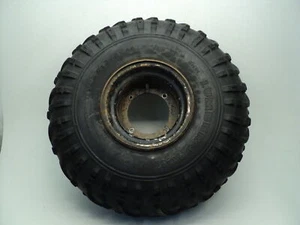 Honda ATC200E ATC200 E Big Red #E132 Rear Wheel & Tire (B) - Picture 1 of 8