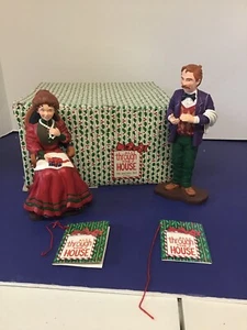 Dept.56 ~ All Through The House ~ "Mrs. And Mr. Bell #9314-9 EUC - Bild 1 von 5