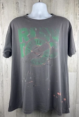 Vintage Distressed RUN DMC Tougher Than Leather Junk Food T-Shirt XL (24”x29”) - Image 1 of 2