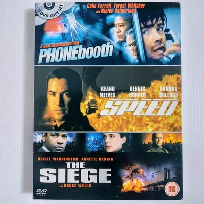 DVD Action Phonebooth Speed The Siege 3 Film Collection Box Set 15 Thriller - Image 1 of 4