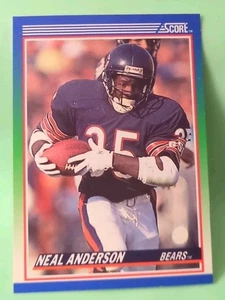 1990 Score - Neal Anderson #47 - Chicago Bears  - Picture 1 of 2