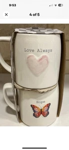 Nuove tazze Dolly Parton "Hope & Love Always" in rilievo set di (2) 20 oz double face - Foto 1 di 5
