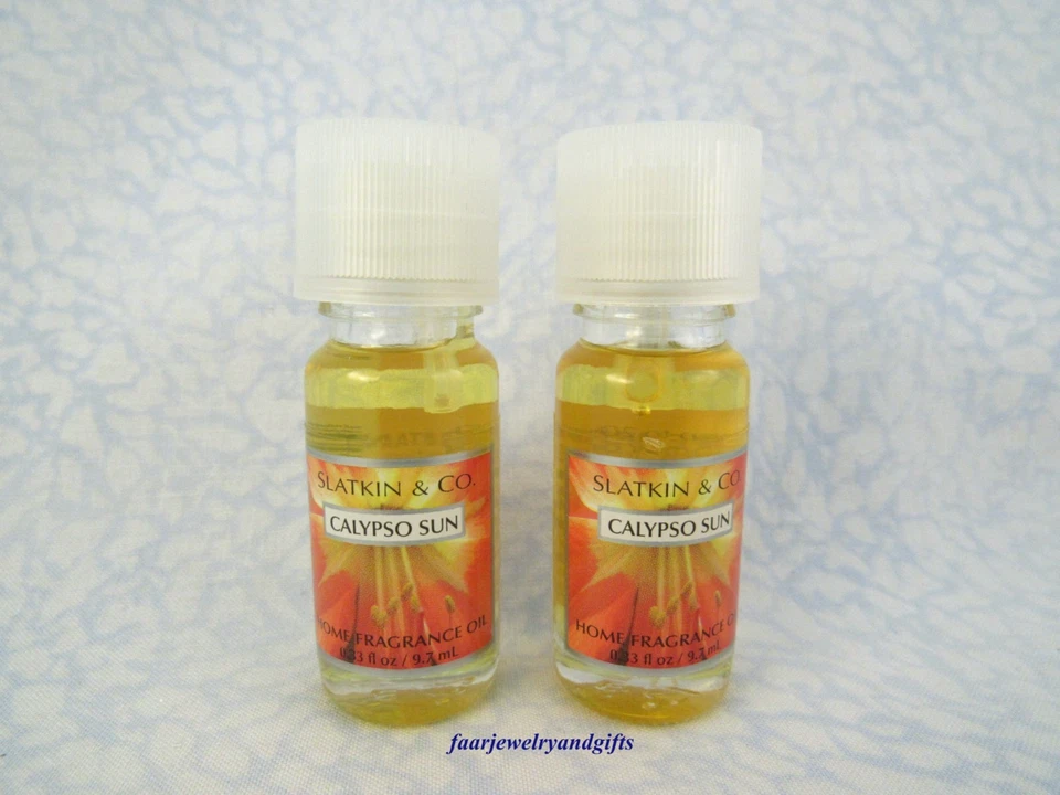 Aceite de fragancia Bath & Body Works Slatkin & Co CALYPSO SUN X 2 - FS .33 oz - NUEVO Foto 1 de 1