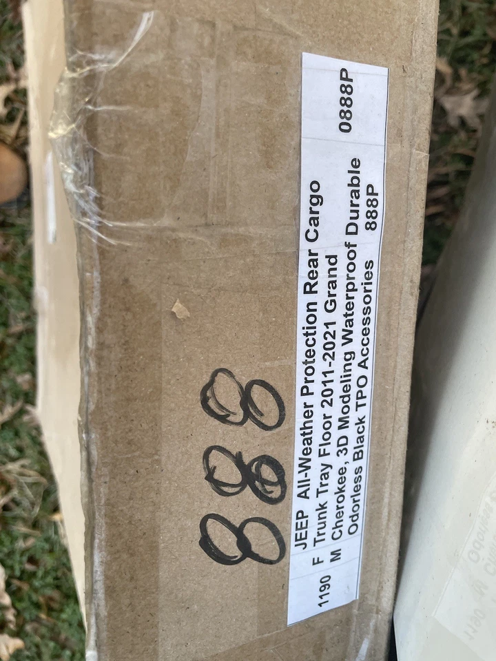 Nuevo forro de carga negro impermeable para todo tipo de clima para Jeep Grand Cherokee 2011-2021 Foto 1 de 1
