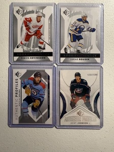 (4) SP Authentics Numbered Hockey Cards (1/1299) - Picture 1 of 2