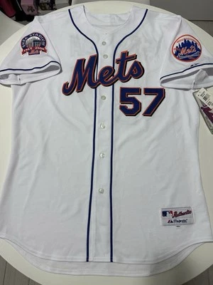 Camiseta nova com etiquetas 2008 Majestic New York Mets JOHAN SANTANA tamanho 48 XL - Imagem 1 de 4
