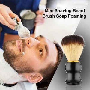Shaving Brush Wooden Handle Barber Salon Vintage Men's Shave 2 UK7 - Picture 1 of 9