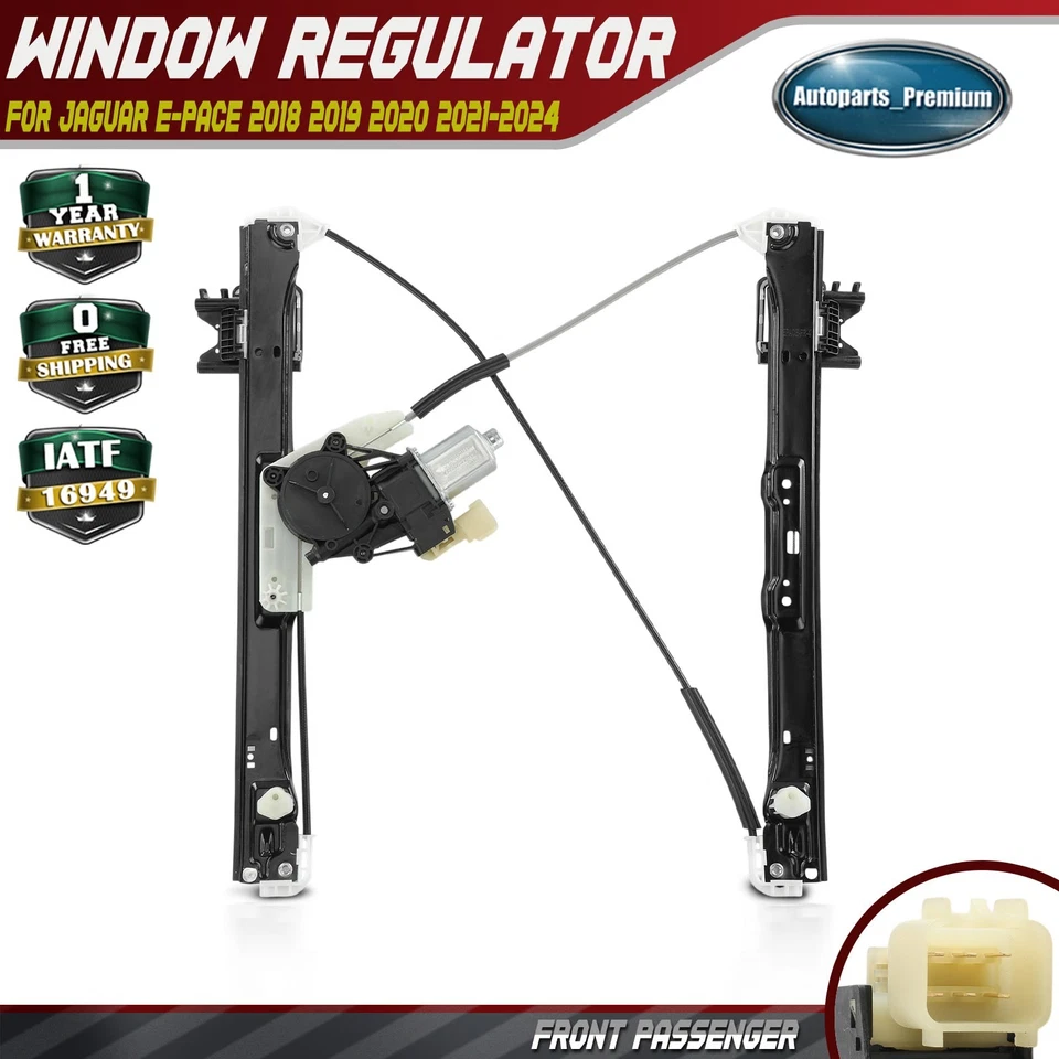 Conjunto de regulador y motor del pasajero delantero para Jaguar E-Pace 2018-2024 J9C31880 Foto 1 de 4
