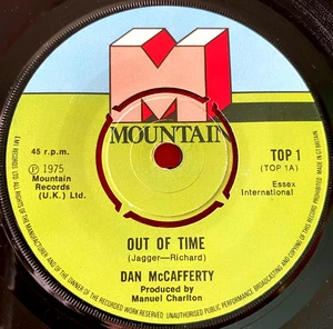 Dan McCafferty Out Of Time 7" UK ORIG 1975 Mountain TOP 1 Nazareth VINYL - Picture 1 of 6