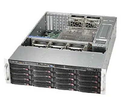Supermicro SuperChassis CSE-836BA-R920B Black 3U Rackmount Server Chassis - Image 1 of 2