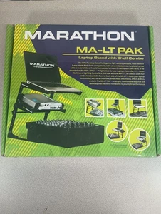 Vintage Marathon Laptop Stand w/ Shelf Combo (#MA-LT PAK) NEW - Picture 1 of 2