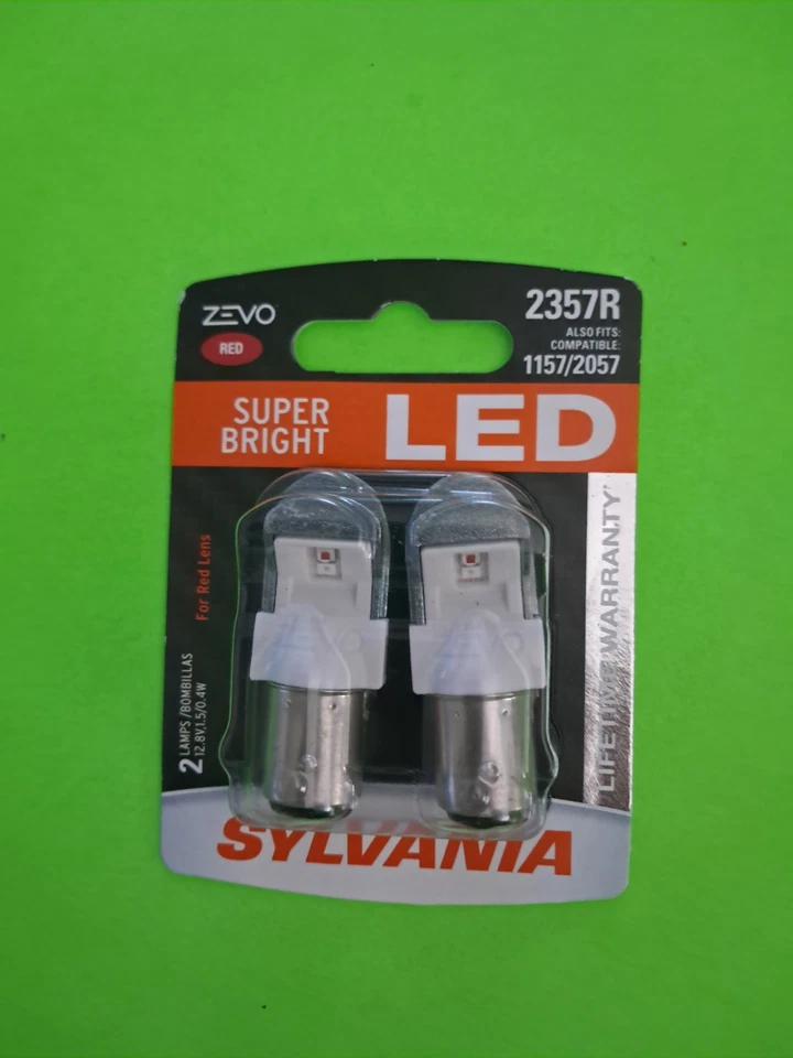 NEW - Sylvania 2357R ZEVO LED Red Bulb - Free ShipN! - Image 1 of 1