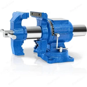 360-Degree Rotating Bench Vise Multi-Functional Dual-Jaw Bench Clamp Vise - Picture 1 of 15