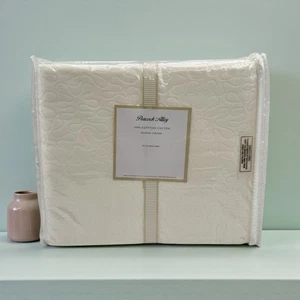 PEACOCK ALLEY Neu Matelasse DUSCHVORHANG 100 % Ägyptische Baumwolle 72 x 72" Zoll - Bild 1 von 24