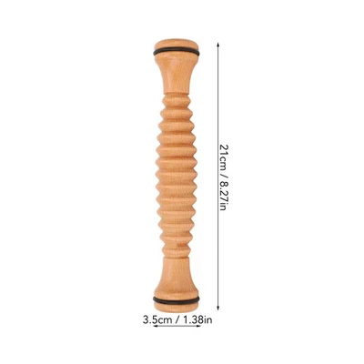 Foot Massage Roller Shiatsu Massage Reflexology Massage Tool Made Of Wood For - image 1 of 4
