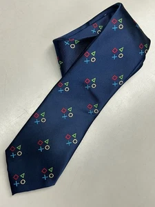RARE Vintage PlayStation One Promotional Sony Employee Giveaway Neck Tie Zenxus - Picture 1 of 8