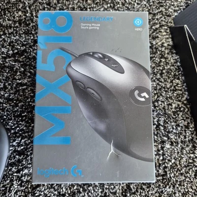  Logitech G MX518 Wired Optical Gaming Mouse Legendary Gaming Mouse Hero - Image 1 of 4
