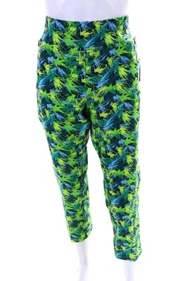 Soft Surroundings Pull-On  Ankle Pants Size PXL Lime Punch Multi  Pockets NWT - Image 1 of 4
