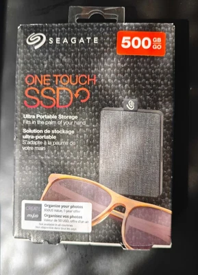 Seagate One Touch SSD 500GB USB 3.0 External / Portable Solid State Drive for PC - Image 1 of 2