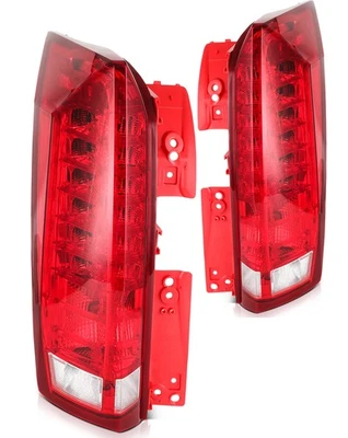 For 2012-2016 Cadillac SRX Tail Lights Assembly 3.6L Pair Red/Clear - Image 1 of 4