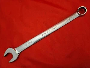 Snap-on SOEXM18 18mm 12 Point Flank Drive Plus Combination Wrench Metric USA S14 - Picture 1 of 11
