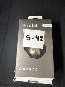 Fitbit Charge 6 Fitnesstracker Smartwatch - Schwarz - GA05183NA - Neu Originalverpackt - Bild 1 von 3