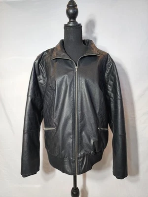 B Sweet Clothing Co. 人造素食皮革夹克,尺寸 XL — 第 1/4 张图片