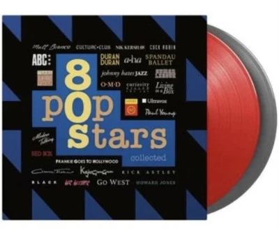 80's Pop Stars Collected VAs 2x Red/Silver vinyl LPs New SEALED and In Stock - Image 1 of 4